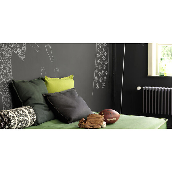 DULUX VALENTINE - Peinture Crème de Couleur - Anthracite - Satin - 1,25L - large