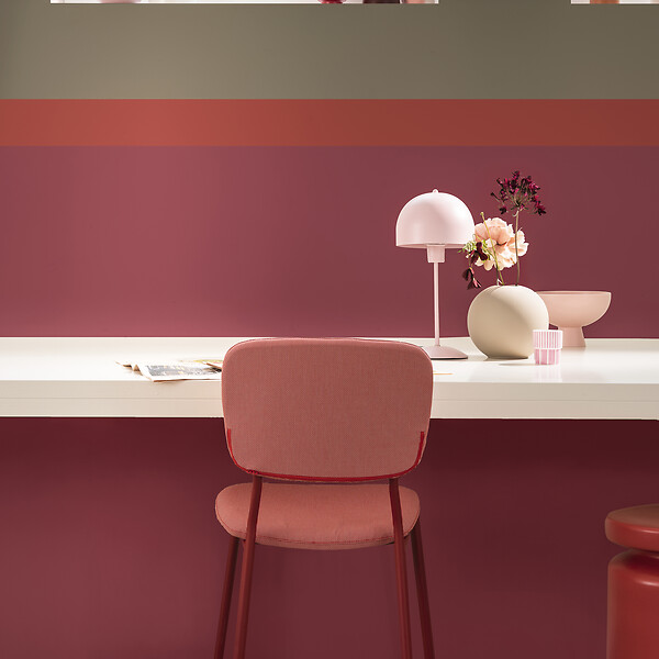 DULUX VALENTINE - Peinture Crème de Couleur - Framboise - Satin - 1,25L - large