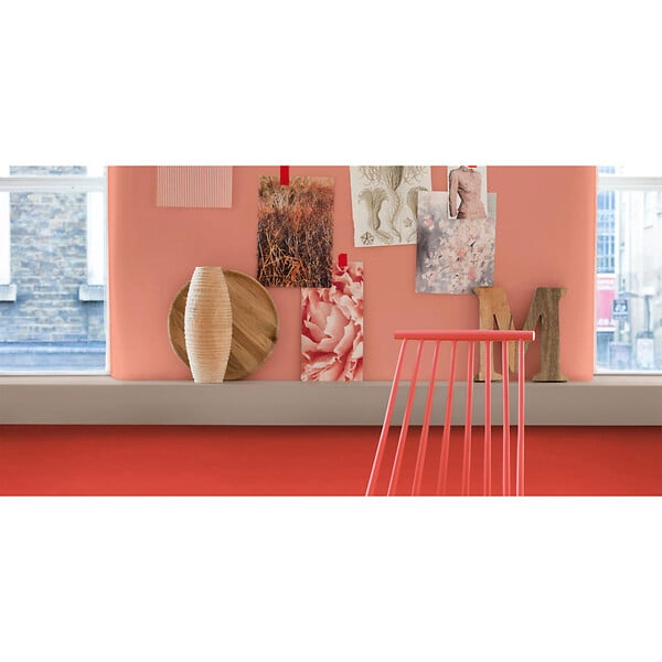 DULUX VALENTINE - Peinture Crème de Couleur - Orange Sanguine - Satin - 0,5L - large