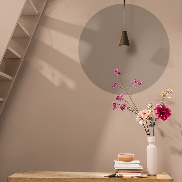 DULUX VALENTINE - Peinture Crème de Couleur - Rose des Sables - Satin - 1,25L - large