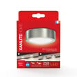 XANLITE - Spot de meuble LED gris, encastrable ou en saillie, éclairage CCT blanc chaud ou blanc neutre au choix, indice IP44, fixation par vis incluse, usage intérieur cuisine, meuble et salle de bain - vignette