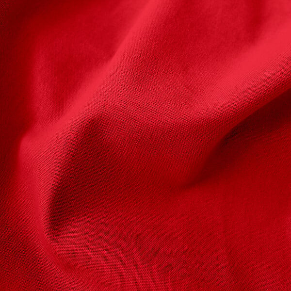 C MA DECO - Rideau en coton - Œillets - Rouge - 135x240cm - large