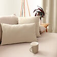 C MA DECO - Coussin déhoussable 40x40cm coloris ecru - vignette