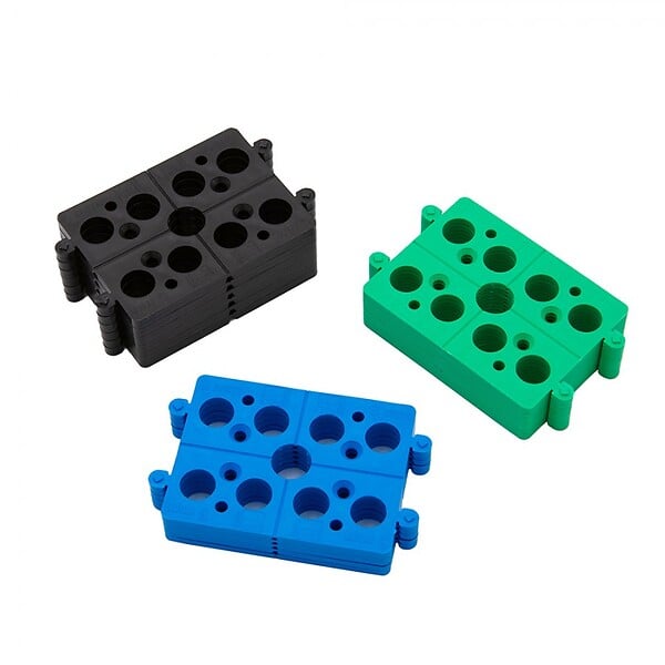 JOUPLAST - Seau de 3 x 100 cales plates universelles sécables en 4 - large