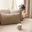 C MA DECO - Coussin non déhoussable 30x50cm coloris naturel - vignette