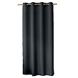 C MA DECO - Rideau 100% Polyester - Œillets - Gris foncé - 140x240cm - vignette