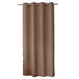 C MA DECO - Rideau 100% Polyester - Œillets - Vison - 140x240cm - vignette