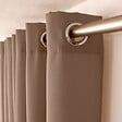 C MA DECO - Rideau 100% Polyester - Œillets - Vison - 140x240cm - vignette