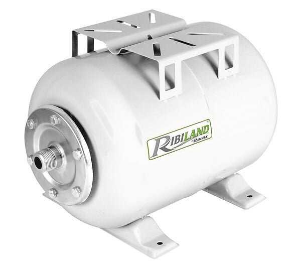 RIBIMEX - Réservoir horizontal pour surpresseur 24 Litres - large