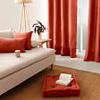 C MA DECO - Coussin de sol avec poignée coton 50x50x10cm terre cuite - vignette