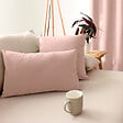 C MA DECO - Coussin non déhoussable 30x50cm coloris vieux rose - vignette