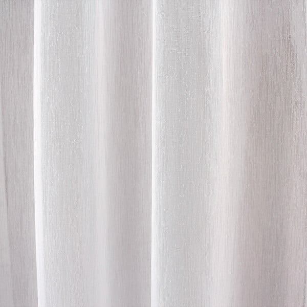 C MA DECO - Paire de voilage finition droite 2x70x160cm blanc - large