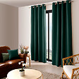 C MA DECO - Rideau occultant 8 oeillets 140x240cm vert foncé - vignette