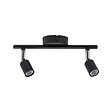 PAULMANN - Spot Carolina IP44 max2x_W GU10 Anthracite 230V Métal - vignette
