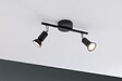 PAULMANN - Spot Carolina IP44 max2x_W GU10 Anthracite 230V Métal - vignette