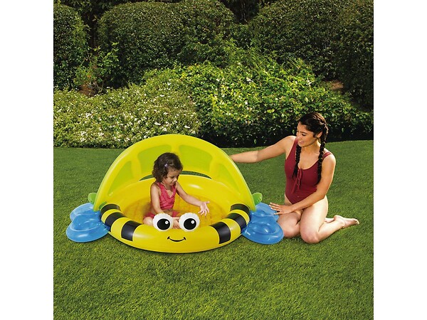 HABITAT ET JARDIN - Piscine gonflable pour enfants "Lil Bug" - 132 x 102 x 55 cm - large