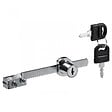 HETTICH - Serrure de vitrine acier en applique HETTICH, axe 22 mm - vignette