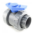 INTERPLAST - Ø 50 Mm Vanne Pvc Pour Piscine - Gamme Version 2020 - vignette