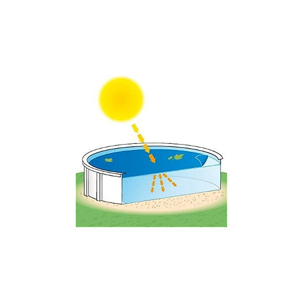 GARDEN LEISURE - bâche à bulles ronde d.4,57m pour piscine hors sol - 8249bt18001 - large