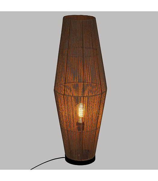 ATMOSPHERA - Lampadaire Corde Nature H 83 cm - large