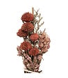 ATMOSPHERA - Composition de Fleurs Séchées Vase en Verre H 28 cm - vignette
