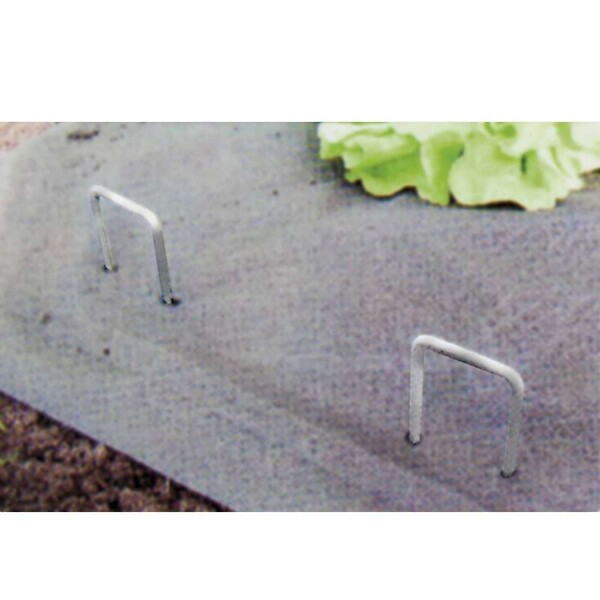 WERKAPRO - Lot de 40 Agrafes métalliques galvanisée   15x4cm - large