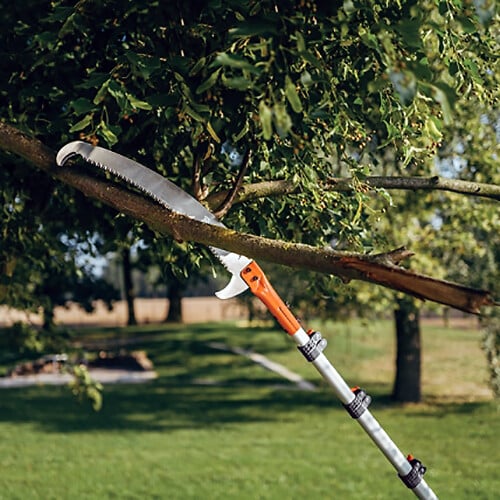 GT GARDEN - Scie d'élagage télescopique - Longueur 300 cm - large