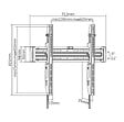 MBG - support mural inclinable pour ecran de 40'' à  70'' - t4070 - vignette