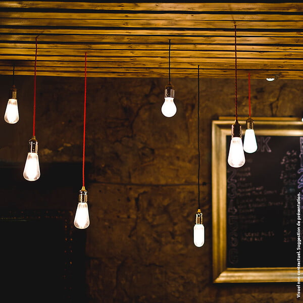 XANLITE - Ampoule filament LED A60 transparente, culot E27, équivalent 100W, 1521 lm, blanc neutre, 4000K, éclairage puissant et naturel, usage intérieur - large