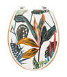 5 FIVE SIMPLY SMART - Abattant WC en Bois & Charnières en zinc Déco Palawan - vignette