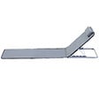 OUTSUNNY - Lot de 2 tapis de plage rembourré - matelas de plage - nattes de plage - dossier inclinable multi-positions - sac transport inclus - métal polyester PE gris - vignette