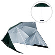 OUTSUNNY - Parasol abri solaire ?2,1 x 2,22H cm protection UPF 50 +  sac transport fourni vert foncé - vignette