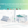 PAWHUT - PawHut Parc enclos modulable Acier 6 Panneaux et 1 Porte pour Chiens Ø 120 x 60 cm Gris Métal vert - vignette