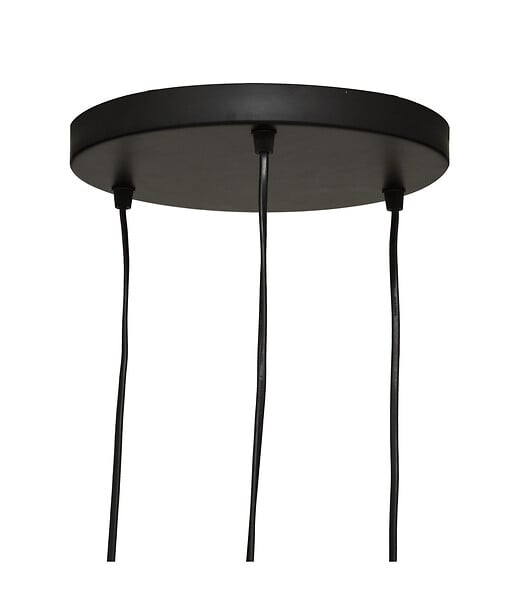 ATMOSPHERA - Luminaire  Suspension en Corde 3 Têtes D. 25 x H. 95 cm - large