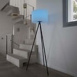 LUMISKY - Lampadaire d'extérieur sans fil TAMBOURY RGB H150cm - vignette