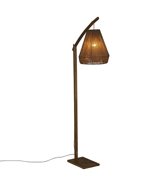 ATMOSPHERA - Lampadaire Arc en Bambou H 158 cm - large