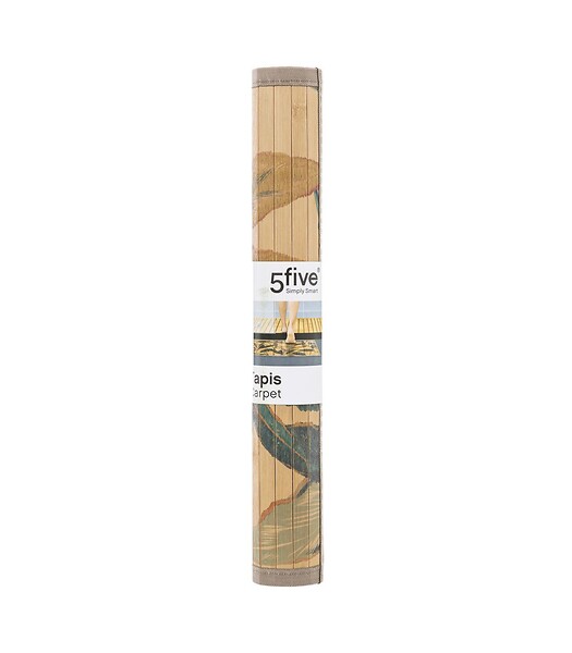 5 FIVE SIMPLY SMART - Tapis de salle de Bain Lattes en Bambou 50 x 80 cm déco Palawan - large