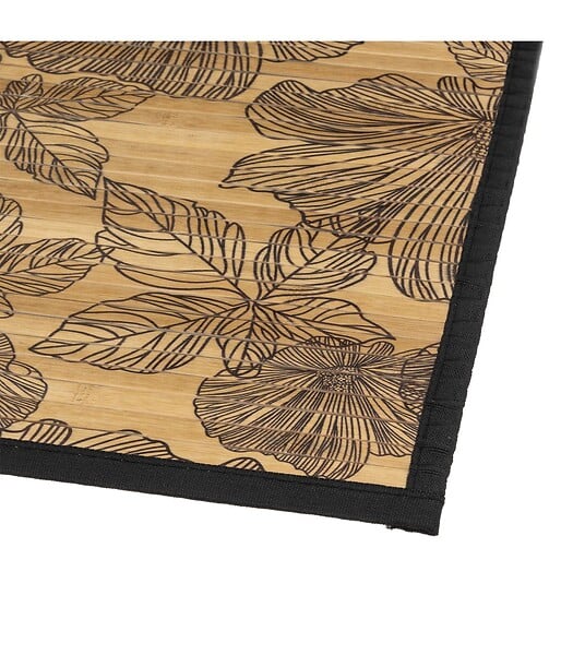 5 FIVE SIMPLY SMART - Tapis de salle de Bain Lattes en Bambou 50 x 80 cm déco Blackflora - large