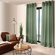 C MA DECO - Rideau 100% Polyester - Œillets - Argile - 140x240cm - vignette