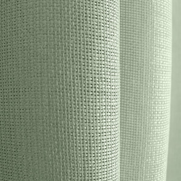 C MA DECO - Voilage tissage texturé Elena - 8 œillets - Céladon - 140x240cm - large