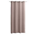 C MA DECO - Voilage tamisant avec jour échelle Elena - 8 oeillets - Marron - 140x240cm - vignette