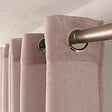 C MA DECO - Voilage tamisant avec jour échelle Elena - 8 oeillets - Marron - 140x240cm - vignette