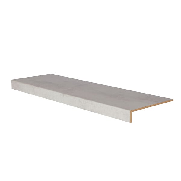 FORESTEA - Marche rénovation d'escalier stratifié light grey 1300 x 380 x 56 mm - PEFC 70% - large