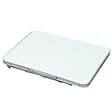 OUTSUNNY - Table pliante table de camping table de jardin hauteur réglable aluminium MDF blanc - vignette