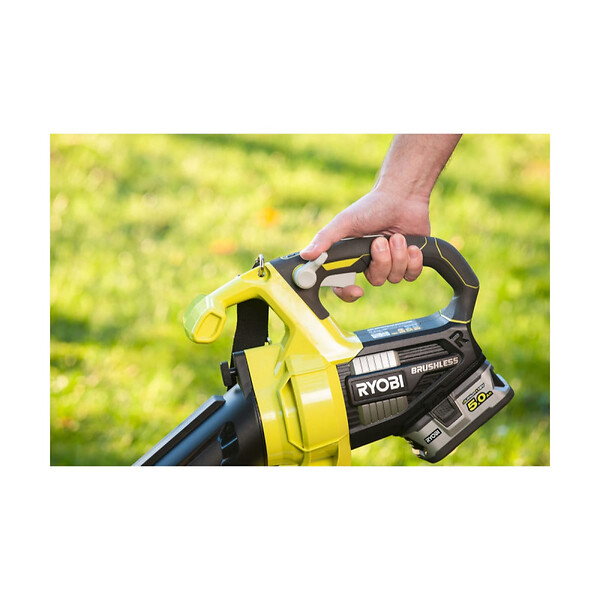 RYOBI - Pack RYOBI Souffleur aspiro-broyeur 18V One+ Brushless OBV18 - 1 batterie 5.0Ah - 1 chargeur rapide 2.0Ah RC18120-150 - large