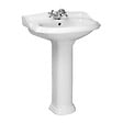 KERRA - Lavabo rétro sur colonne ABERY 58 cm en céramique - vignette