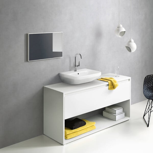 HANSGROHE - Hansgrohe Logis 210 Mitigeur lavabo bec haut sans tirette ni vidage, chromé (71131000) - large