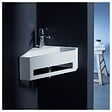 GODART - Lave mains d'angle scala pour wc en solid surface - vignette