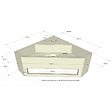 GODART - Lave mains d'angle scala pour wc en solid surface - vignette