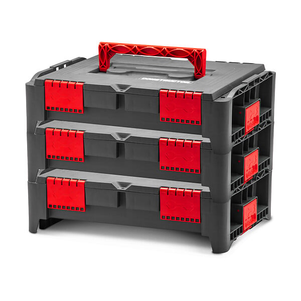 CONSTRUCTOR - Lot de 3 coffrets empilables BEPS1 - Constructor - large
